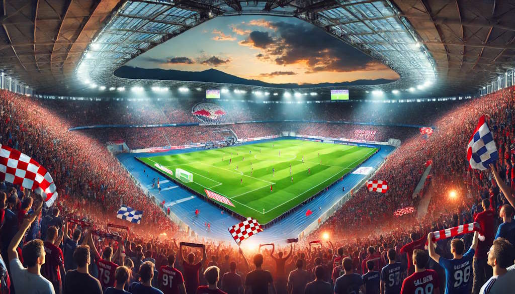 Entradas para el partido de fútbol FC Salzburg vs SC Rheindorf Altach en la Bundesliga austriaca en el Red Bull Arena el 19 de octubre de 2024.