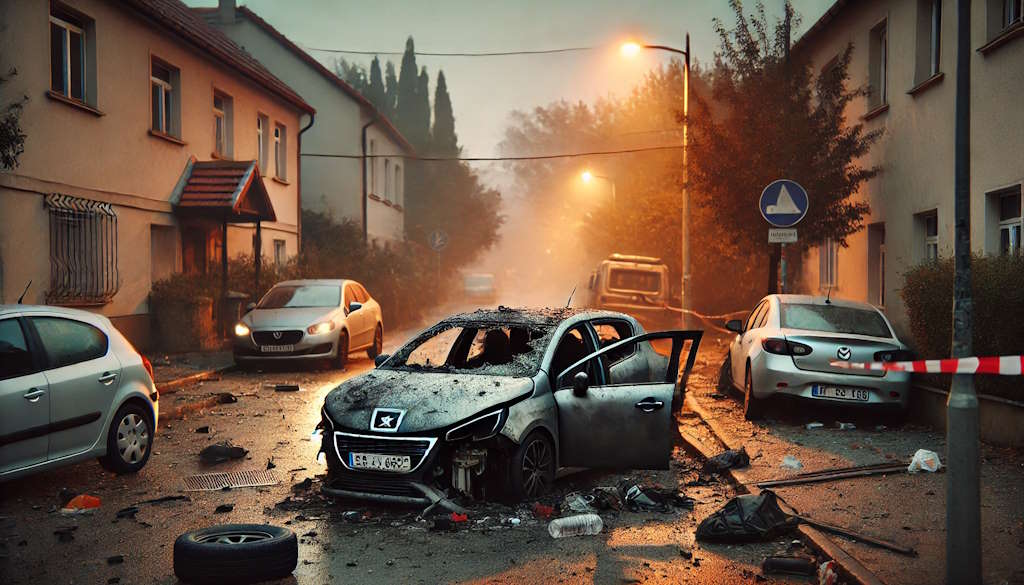 Eksplozija u Susedgradu: oštećena dva automobila u ranom jutarnjem napadu izazvanim improviziranom eksplozivnom napravom