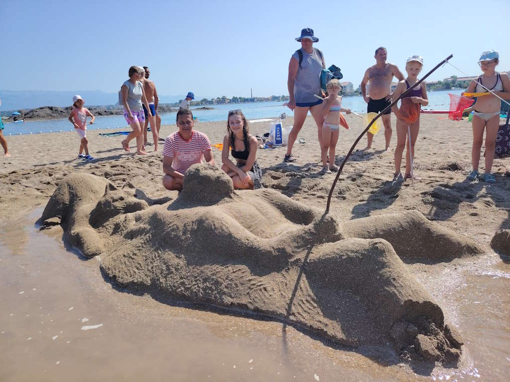 Jubilee sand festival in Nin brings together competitors from Croatia and Europe with impressive sand sculptures on the famous beaches of Nin