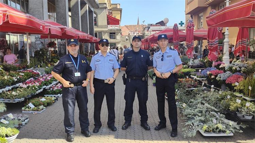 Start of joint police patrols with Chinese police officers in Zagreb for a safer 2024 tourist season