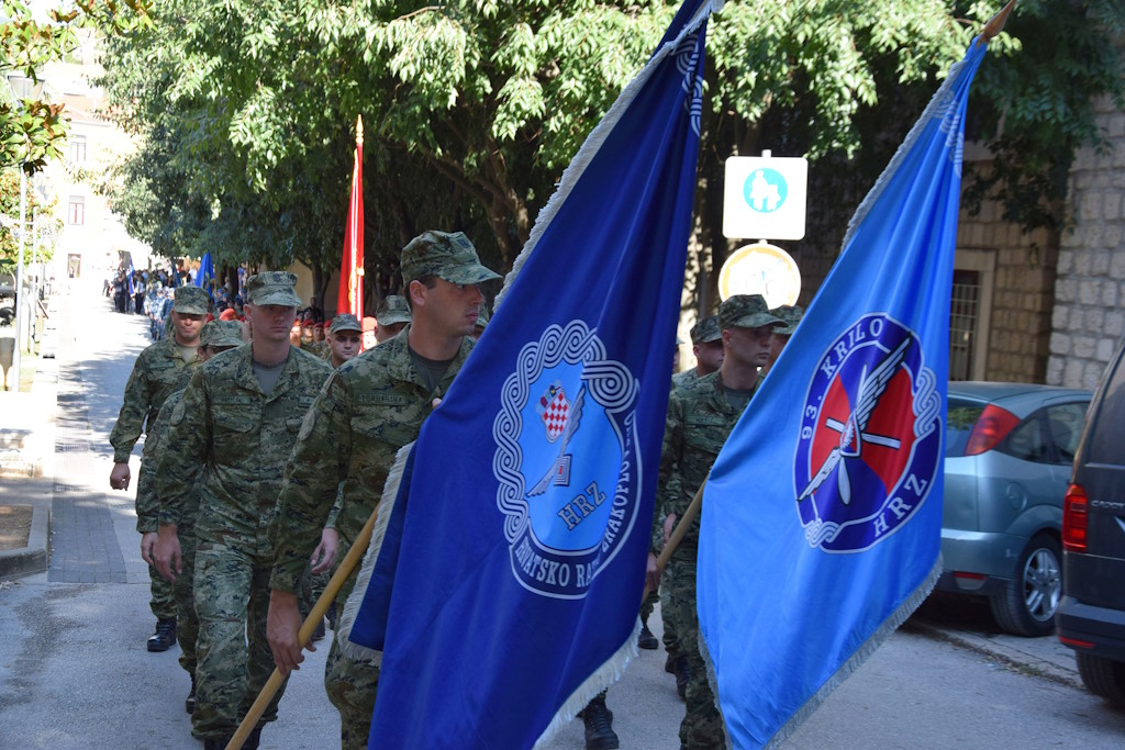 Provincial pilgrimage of the Croatian Army, police and defenders to Our Lady of Sinj held in Sinj