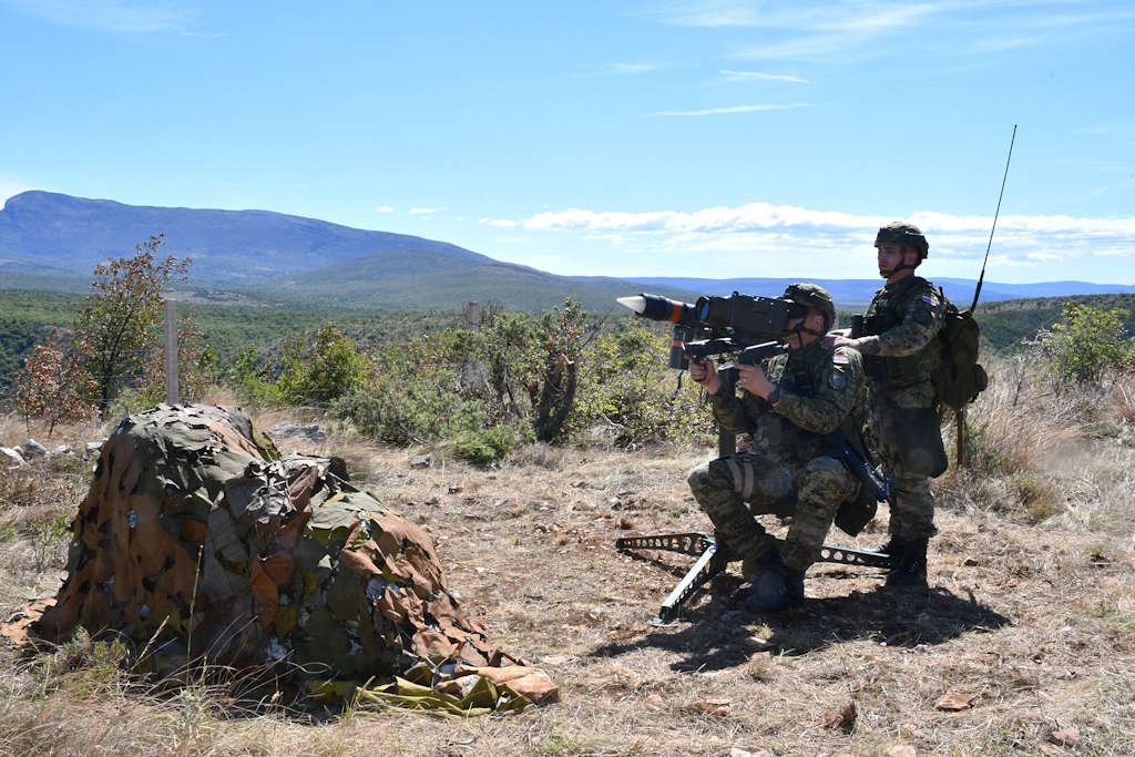 Guard mechanized brigade demonstrates its readiness in exercise decisive support 24 at the military range near Knin from September 9 to 11, 2024, with over 250 soldiers and 59 vehicles